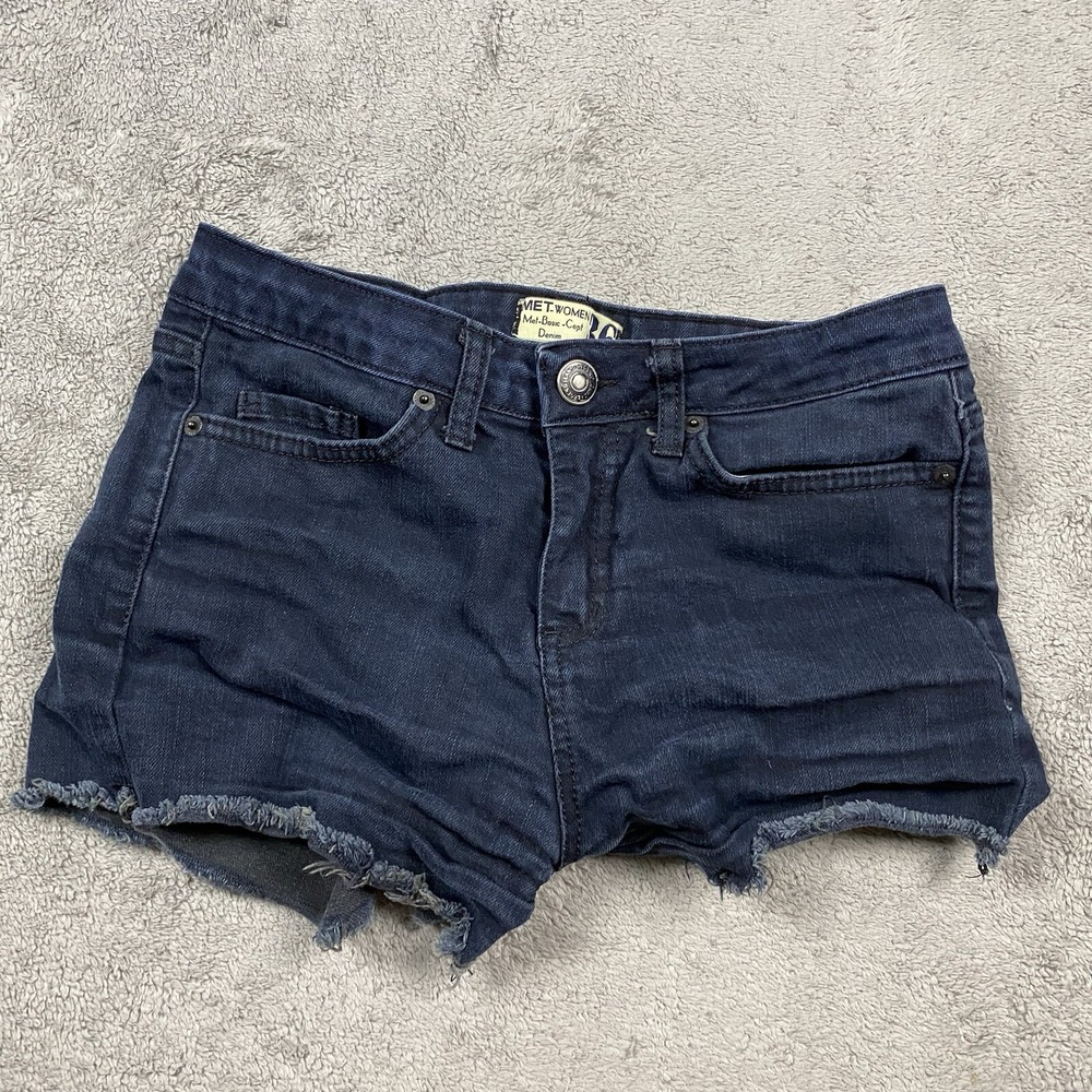 Met Women‎ Jean Shorts Women Size 36 Blue Denim Met Basic